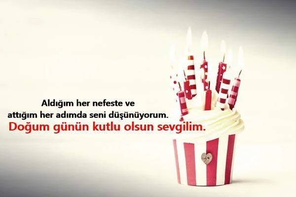 Sevgiliye Doğum Günü Sözleri